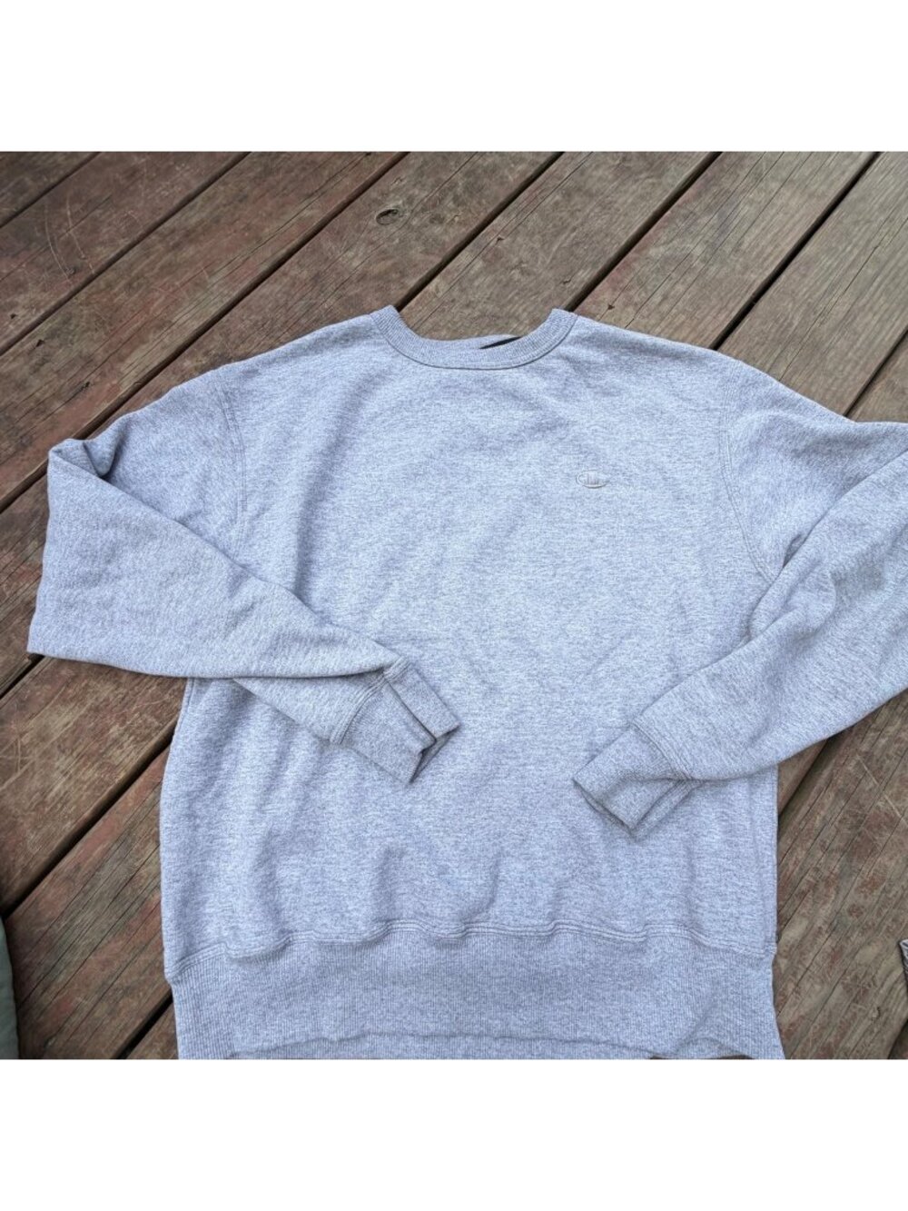 Champion Reverse Weave Gray Crewneck Sweatshirt
